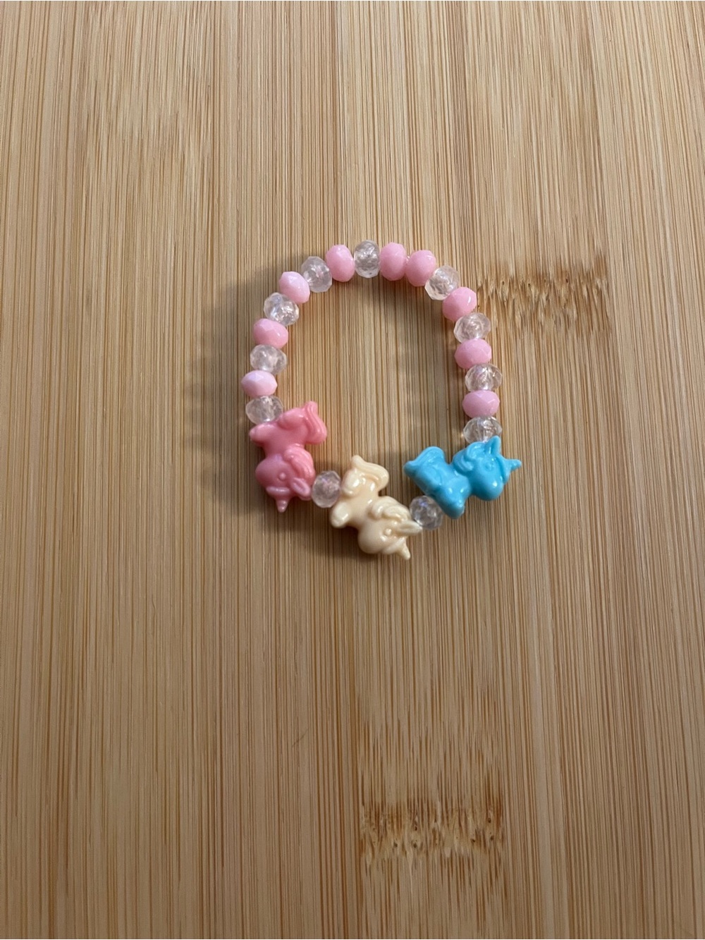 Kids Beaded Unicorn Stretch Bracelet